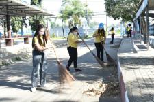กองการศึกษา และสถานศึกษาในสังกัด ร่วมกิจกรรมจิตอาสาบำเพ็ญสาธารณประโยชน์
