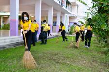 กองการศึกษา และสถานศึกษาในสังกัด ร่วมกิจกรรมจิตอาสาบำเพ็ญสาธารณประโยชน์