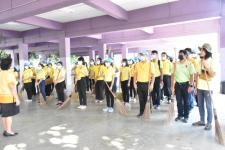 กองการศึกษา และสถานศึกษาในสังกัด ร่วมกิจกรรมจิตอาสาบำเพ็ญสาธารณประโยชน์