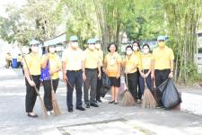 กองการศึกษา และสถานศึกษาในสังกัด ร่วมกิจกรรมจิตอาสาบำเพ็ญสาธารณประโยชน์