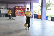 กองการศึกษา และสถานศึกษาในสังกัด ร่วมกิจกรรมจิตอาสาบำเพ็ญสาธารณประโยชน์