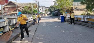 กองการศึกษา และสถานศึกษาในสังกัด ร่วมกิจกรรมจิตอาสาบำเพ็ญสาธารณประโยชน์