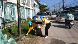 กองยุทธศาสตร์เข้าร่วมกิจกรรมจิตอาสาบำเพ็ญสาธารณประโยชน์เนื่องในวันคล้ายวันสวรรคตพระบาทสมเด็จพระบรมชนกาธิเบศร มหาภูมิพลอดุลยเดชมหาราช บรมนาถบพิตร