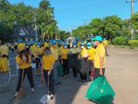 กองยุทธศาสตร์เข้าร่วมกิจกรรมจิตอาสาบำเพ็ญสาธารณประโยชน์เนื่องในวันคล้ายวันสวรรคตพระบาทสมเด็จพระบรมชนกาธิเบศร มหาภูมิพลอดุลยเดชมหาราช บรมนาถบพิตร