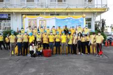 กองช่าง เข้าร่วมกิจกรรมจิตอาสาบำเพ็ญสาธารณประโยชน์ เนื่องในวันคล้ายวันสวรรคตของพระบาทสมเด็จพระบรมชนกาธิเบศร มหาภูมิพลอดุลยเดชมหาราช บรมนาถบพิตร