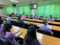 ประชุม เพื่อติดตามภารกิจงานและพร้อมมอบแผนงานในการดำเนินงานประจำเดือน