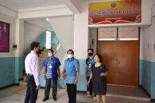 คณะผู้บริหารเทศบาลนครแม่สอดลงพื้นที่ตรวจเยี่ยมสถานศึกษาในสังกัดเทศบาลนครแม่สอด