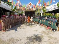 โรงเรียนเทศบาลวัดดอนแก้ว ร่วมถวายกฐิน ณ สำนักสงฆ์วิปัสนา มอญ แม่ปะ หมู่ 10 