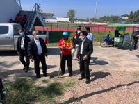 ผู้บริหารเทศบาลนครแม่สอด ตรวจเยี่ยมโรงเรียนกีฬาเทศบาลนครแม่สอด และสนามกีฬา 5 อำเภอชายแดน ในการปรับปรุงภูมิทัศน์