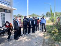 ผู้บริหารเทศบาลนครแม่สอด ตรวจเยี่ยมโรงเรียนกีฬาเทศบาลนครแม่สอด และสนามกีฬา 5 อำเภอชายแดน ในการปรับปรุงภูมิทัศน์