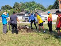 ผู้บริหารเทศบาลนครแม่สอด ตรวจเยี่ยมโรงเรียนกีฬาเทศบาลนครแม่สอด และสนามกีฬา 5 อำเภอชายแดน ในการปรับปรุงภูมิทัศน์