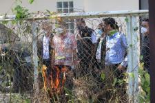 นายกเทศมนตรีนครแม่สอดพร้อมคณะผู้บริหารลงพื้นที่ตรวจความเรียบร้อยในการปรับปรุงสนามกีฬาให้พร้อมใช้งาน