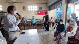 แจกเบี้ยยังชีพผู้สูงอายุ และผู้พิการ ณ ที่ทำการชุมชน ทั้ง 20 ชุมชน