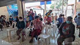 แจกเบี้ยยังชีพผู้สูงอายุ และผู้พิการ ณ ที่ทำการชุมชน ทั้ง 20 ชุมชน