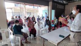 แจกเบี้ยยังชีพผู้สูงอายุ และผู้พิการ ณ ที่ทำการชุมชน ทั้ง 20 ชุมชน