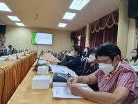 ร่วมฝึกอบรมซักซ้อมแนวทางในการจัดทำแผนฯ ณ ห้องประชุมโกเมน ชั้น 3 สำนักงานเทศบาลนครแม่สอด