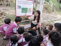 ศูนย์พัฒนาเด็กเล็กโรงเรียนเทศบาลวัดดอนแก้ว นำนักเรียนเรียนรู้ "เรื่องการจัดทำถังขยะเปียกลดโลกร้อน" 