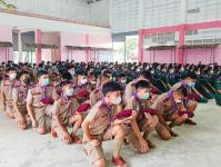 โรงเรียนเทศบาลวัดดอนแก้ว เป็นประธานพิธีวางพวงมาลาถวายราชสดุดี และถวายบังคมพระราชานุสาวรีย์ พระบาทสมเด็จพระมงกุฎเกล้าเจ้าอยู่หัว เนื่องในวันสมเด็จพระมหาธีรราชเจ้า