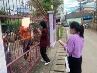 ลงพื้นที่ร่วมกับงานเทศกิจเทศบาลนครแม่สอด เพื่อสอบข้อเท็จจริงจากบุคคลผู้แจ้งและได้ให้คำแนะนำพร้อมจัดทำบันทึกข้อมูลส่วนบุคคล