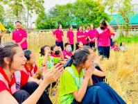 โรงเรียนเทศบาลวัดดอนแก้ว จัดกิจกรรมเก็บเกี่ยวและบริหารจัดการข้าวนาอินทรีย์ ระดับมัธยมศึกษาปีที่ 1-3  ประจำปีการศึกษา 2565