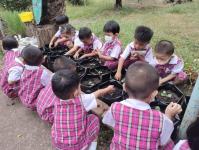 ศูนย์พัฒนาเด็กเล็กโรงเรียนเทศบาลวัดดอนแก้ว จัดกิจกรรมหนูน้อยปลูกผักสวนครัว ประจำปีการศึกษา 2565