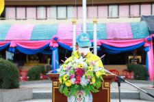 เจ้าหน้าที่กองสวัสดิการสังคมเข้าร่วมเข้าร่วมกิจกรรมจิตอาสาปรับปรุงภูมิทัศน์