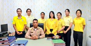 ต้อนรับ จ่าเอกมานะ มูลพิจิตร เนื่องในโอกาสที่ท่านเข้ารายงานตัวเพื่อดำรงตำแหน่งผู้อำนวยการกองสวัสดิการสังคม ณ กองสวัสดิการสังคม เทศบาลนครแม่สอด