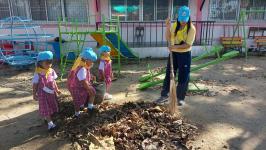 ศูนย์พัฒนาเด็กเล็กโรงเรียนเทศบาลวัดดอนแก้ว จัดกิจกรรมหนูน้อยจิตอาสา เนื่องจากวันดินโลก ประจำปี 2565