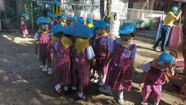 ศูนย์พัฒนาเด็กเล็กโรงเรียนเทศบาลวัดดอนแก้ว จัดกิจกรรมหนูน้อยจิตอาสา เนื่องจากวันดินโลก ประจำปี 2565