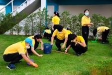 โรงเรียนเทศบาลเฉลิมพระเกียรติ ฯ จัดกิจกรรม Big Cleaning Day เพื่อถวายเป็นพระราชกุศล ฯ