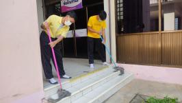 โรงเรียนเทศบาลเฉลิมพระเกียรติ ฯ จัดกิจกรรม Big Cleaning Day เพื่อถวายเป็นพระราชกุศล ฯ