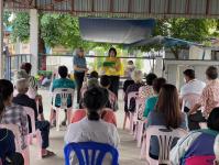 กองยุทธศาสตร์และงบประมาณ ร่วมกับกองสวัสดิการสังคม เจ้าหน้าที่ฝ่ายพัฒนาชุมชน  ลงพื้นที่จัดทำแผนชุมชน ณ ชุมชนชุมพลพัฒนา