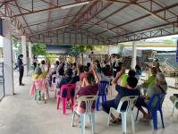 กองยุทธศาสตร์และงบประมาณ ร่วมกับกองสวัสดิการสังคม เจ้าหน้าที่ฝ่ายพัฒนาชุมชน  ลงพื้นที่จัดทำแผนชุมชน ณ ชุมชนชุมพลพัฒนา