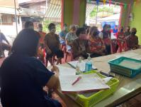 วัน ศุกร์ ที่ 9 ธันวาคม 2565 กองสวัสดิการสังคม เจ้าหน้าที่ฝ่ายพัฒนาชุมชน และเจ้าหน้าที่ กองยุทธศาสตร์ ลงพื้นที่ จัดทำแผนชุมชน เพื่อสอบถามความเดือดร้อน ความต้องการของประชาชนในชุมชน ณ ชุมชนจ๊อกจอสามัครคี