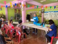 วัน ศุกร์ ที่ 9 ธันวาคม 2565 กองสวัสดิการสังคม เจ้าหน้าที่ฝ่ายพัฒนาชุมชน และเจ้าหน้าที่ กองยุทธศาสตร์ ลงพื้นที่ จัดทำแผนชุมชน เพื่อสอบถามความเดือดร้อน ความต้องการของประชาชนในชุมชน ณ ชุมชนจ๊อกจอสามัครคี