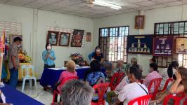 วัน ศุกร์ ที่ 9 ธันวาคม 2565 กองสวัสดิการสังคม เจ้าหน้าที่ฝ่ายพัฒนาชุมชน และเจ้าหน้าที่ กองยุทธศาสตร์ ลงพื้นที่ จัดทำแผนชุมชน เพื่อสอบถามความเดือดร้อน ความต้องการของประชาชนในชุมชน ณ ชุมชนสองแควสอง