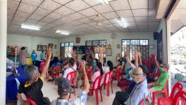 วัน ศุกร์ ที่ 9 ธันวาคม 2565 กองสวัสดิการสังคม เจ้าหน้าที่ฝ่ายพัฒนาชุมชน และเจ้าหน้าที่ กองยุทธศาสตร์ ลงพื้นที่ จัดทำแผนชุมชน เพื่อสอบถามความเดือดร้อน ความต้องการของประชาชนในชุมชน ณ ชุมชนสองแควสอง