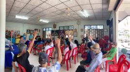 วัน ศุกร์ ที่ 9 ธันวาคม 2565 กองสวัสดิการสังคม เจ้าหน้าที่ฝ่ายพัฒนาชุมชน และเจ้าหน้าที่ กองยุทธศาสตร์ ลงพื้นที่ จัดทำแผนชุมชน เพื่อสอบถามความเดือดร้อน ความต้องการของประชาชนในชุมชน ณ ชุมชนสองแควสอง