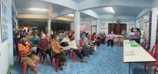 วัน ศุกร์ ที่ 9 ธันวาคม 2565 กองสวัสดิการสังคม เจ้าหน้าที่ฝ่ายพัฒนาชุมชน และเจ้าหน้าที่ กองยุทธศาสตร์ ลงพื้นที่ จัดทำแผนชุมชน เพื่อสอบถามความเดือดร้อน ความต้องการของประชาชนในชุมชน ณ ชุมชนร่วมแรง