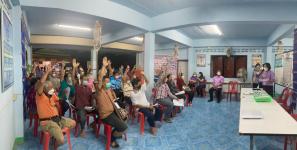 วัน ศุกร์ ที่ 9 ธันวาคม 2565 กองสวัสดิการสังคม เจ้าหน้าที่ฝ่ายพัฒนาชุมชน และเจ้าหน้าที่ กองยุทธศาสตร์ ลงพื้นที่ จัดทำแผนชุมชน เพื่อสอบถามความเดือดร้อน ความต้องการของประชาชนในชุมชน ณ ชุมชนร่วมแรง