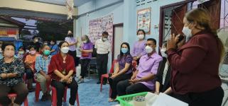 วัน ศุกร์ ที่ 9 ธันวาคม 2565 กองสวัสดิการสังคม เจ้าหน้าที่ฝ่ายพัฒนาชุมชน และเจ้าหน้าที่ กองยุทธศาสตร์ ลงพื้นที่ จัดทำแผนชุมชน เพื่อสอบถามความเดือดร้อน ความต้องการของประชาชนในชุมชน ณ ชุมชนร่วมแรง