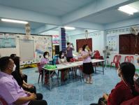 วัน ศุกร์ ที่ 9 ธันวาคม 2565 กองสวัสดิการสังคม เจ้าหน้าที่ฝ่ายพัฒนาชุมชน และเจ้าหน้าที่ กองยุทธศาสตร์ ลงพื้นที่ จัดทำแผนชุมชน เพื่อสอบถามความเดือดร้อน ความต้องการของประชาชนในชุมชน ณ ชุมชนร่วมแรง