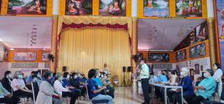 วัน พุธ ที่ 14 ธันวาคม 2565 กองสวัสดิการสังคม เจ้าหน้าที่ฝ่ายพัฒนาชุมชน และเจ้าหน้าที่ กองยุทธศาสตร์ ลงพื้นที่ จัดทำแผนชุมชน เพื่อสอบถามความเดือดร้อน ความต้องการของประชาชนในชุมชน ณ ชุมชนบัวคูณ