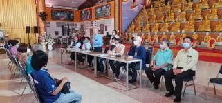 วัน พุธ ที่ 14 ธันวาคม 2565 กองสวัสดิการสังคม เจ้าหน้าที่ฝ่ายพัฒนาชุมชน และเจ้าหน้าที่ กองยุทธศาสตร์ ลงพื้นที่ จัดทำแผนชุมชน เพื่อสอบถามความเดือดร้อน ความต้องการของประชาชนในชุมชน ณ ชุมชนบัวคูณ