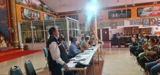 วัน พุธ ที่ 14 ธันวาคม 2565 กองสวัสดิการสังคม เจ้าหน้าที่ฝ่ายพัฒนาชุมชน และเจ้าหน้าที่ กองยุทธศาสตร์ ลงพื้นที่ จัดทำแผนชุมชน เพื่อสอบถามความเดือดร้อน ความต้องการของประชาชนในชุมชน ณ ชุมชนบัวคูณ