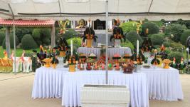 กองวิชาการและแผนงาน  เข้าร่วมพิธีบวงสรวงศาลสมเด็จพระนเรศวรมหาราช