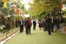 คณะผู้บริหาร คณะครู พร้อมเจ้าหน้าที่กองการศึกษาเทศบาลนครแม่สอด เข้าศึกษาดูงานกิจกรรมศึกษาดูงานตามโครงการพัฒนาศักยภาพผู้บริหารสถานศึกษาสังกัดเทศบาลนครแม่สอด