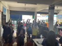 วัน ศุกร์ ที่ 16 ธันวาคม 2565 กองสวัสดิการสังคม เจ้าหน้าที่ฝ่ายพัฒนาชุมชน และเจ้าหน้าที่ กองยุทธศาสตร์ ลงพื้นที่ จัดทำแผนชุมชน เพื่อสอบถามความเดือดร้อน ความต้องการของประชาชนในชุมชน ณ ชุมชนตาลเดี่ยว