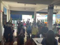 วัน ศุกร์ ที่ 16 ธันวาคม 2565 กองสวัสดิการสังคม เจ้าหน้าที่ฝ่ายพัฒนาชุมชน และเจ้าหน้าที่ กองยุทธศาสตร์ ลงพื้นที่ จัดทำแผนชุมชน เพื่อสอบถามความเดือดร้อน ความต้องการของประชาชนในชุมชน ณ ชุมชนตาลเดี่ยว