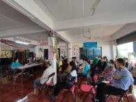 วัน ศุกร์ ที่ 16 ธันวาคม 2565 กองสวัสดิการสังคม เจ้าหน้าที่ฝ่ายพัฒนาชุมชน และเจ้าหน้าที่ กองยุทธศาสตร์ ลงพื้นที่ จัดทำแผนชุมชน เพื่อสอบถามความเดือดร้อน ความต้องการของประชาชนในชุมชน ณ ชุมชนตาลเดี่ยว